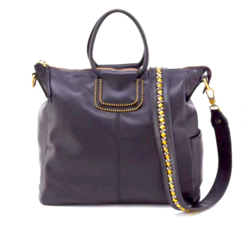Hobo - Sheila Large Satchel - Black with Ball Chain Strap